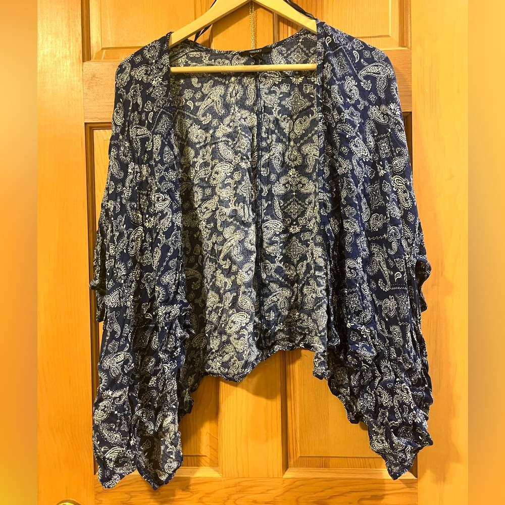 Forever 21 Short Sleeve Cardigan